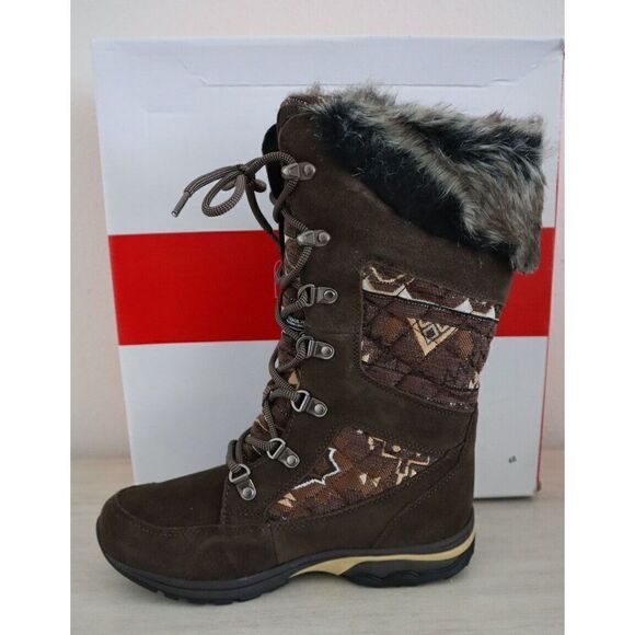 Propèt WBX032S Women's Sz 6.5 Brown Quilt Peri Boots - Picture 4 of 10